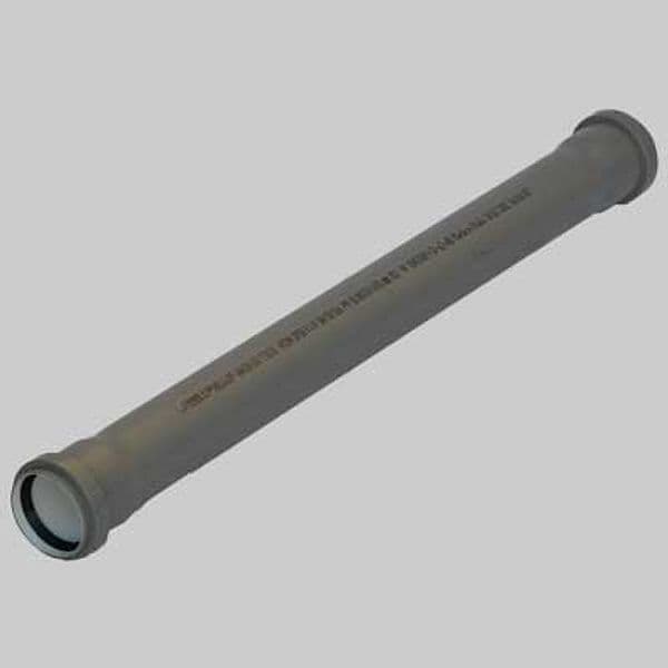 Tubo con Due Bicchieri Ø 125 PP Htem Wavin Mm 2000 4 Pezzi