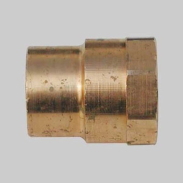 Niples Bronzo Filettato Femmina a Saldare Femmina 22 x 1 Made in Italy