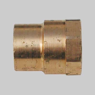 NIPLES BRONZO FILETTATO FEMMINA A SALDARE FEMMINA  35 x 11/4     MADE IN ITALY