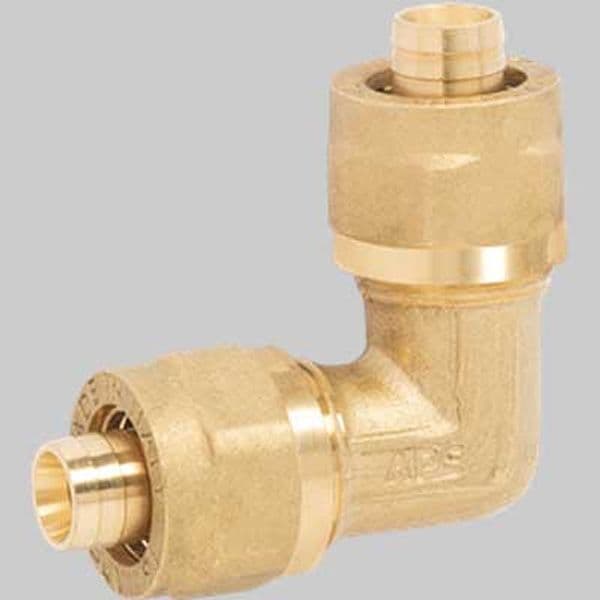 Raccordo Curvo Doppio a Stringere Ape 20 x 20 Ape Raccorderie
