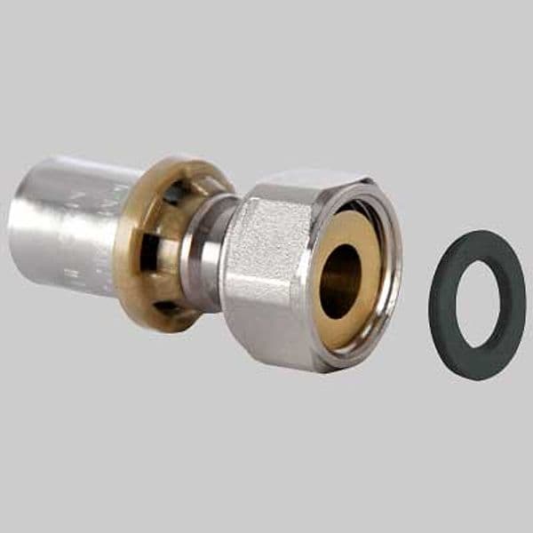Raccordo Diritto con Dado Girevole 20 x 1/2 Icma