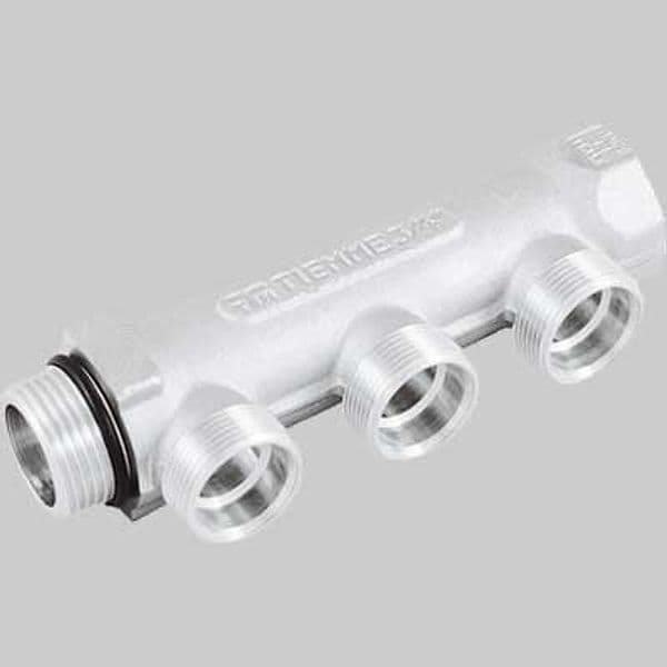 Collettore Lineare Cromato 4 Vie 3/4 24 x 19 Tiemme