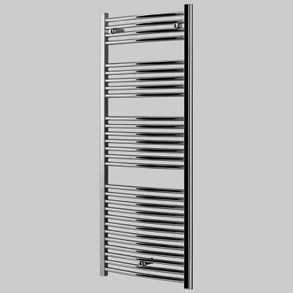 Termoarredo Scaldasalviette San Remo Cromato Curvo H 1420 L 450 Lazzarini