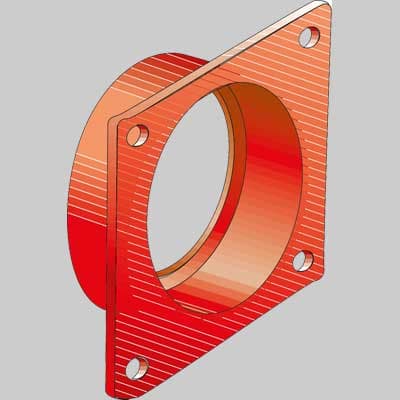 Guarnizione Riduzione/Curva Tubi Ø 35 Fondital
