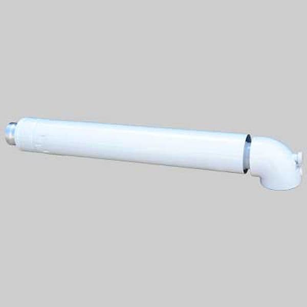 Terminale Antivento con Curva 90 ° per Scaldini 60100 Vaillant