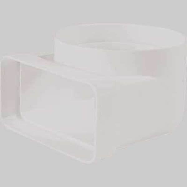 Gomito 90 ° Tondorettangolare Vecam Ø 100 55 x 110 mm