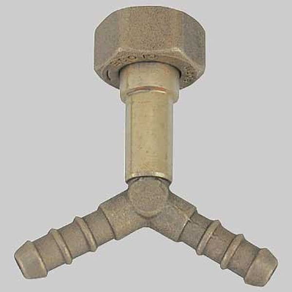 Raccordo a Crociera 3 Vie con Dado 1/2 GPL Made in Italy