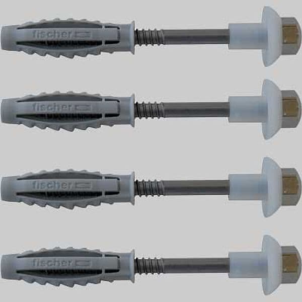 Fissaggio INOX per Vaso e Bidet WB2 7 x 80 Fischer