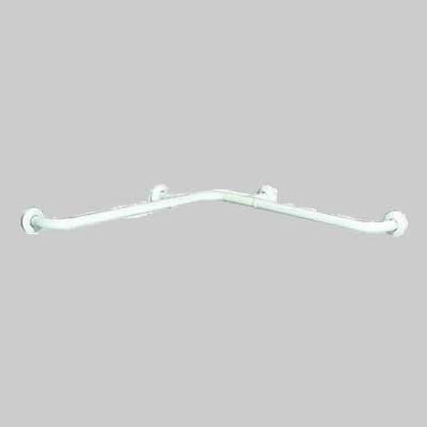 Corrimano ad Angolo Preverniciato Bianco Cm 650 x 1000 Made in Italy