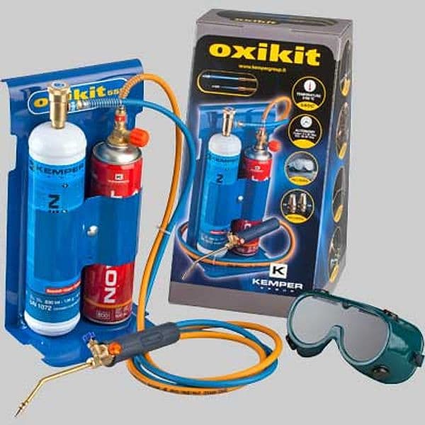 Kit Saldatutto con Bombola Oxi Completo Kemper