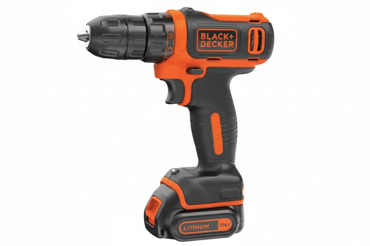 Trapano Avvitatore Batteria Litio 10,8 V (BDCDD12QW) 1 Batteria Litio