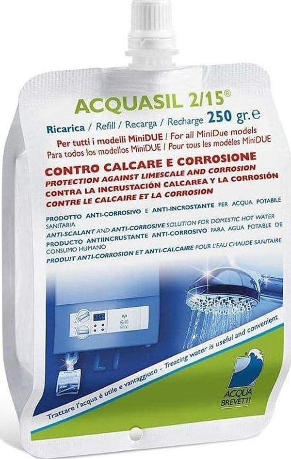 Acquasil 2/15 Ricarica 4X250G Anticalcare Pompe Minidue Pc100 Acquabrevetti in Prodotti anticalcare BricoGo - Marano di Napoli, commercioVirtuoso.it