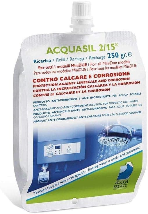 Acquasil 2/15 Ricarica 4X250G Anticalcare Pompe Minidue Pc100 Acquabrevetti in Prodotti anticalcare BricoGo - Marano di Napoli, commercioVirtuoso.it