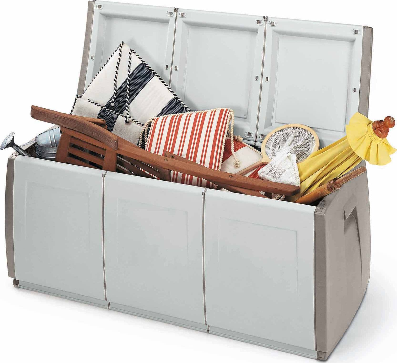 Cassapanca Terry Box 140 x 54XH57 Cm Grigio Tort