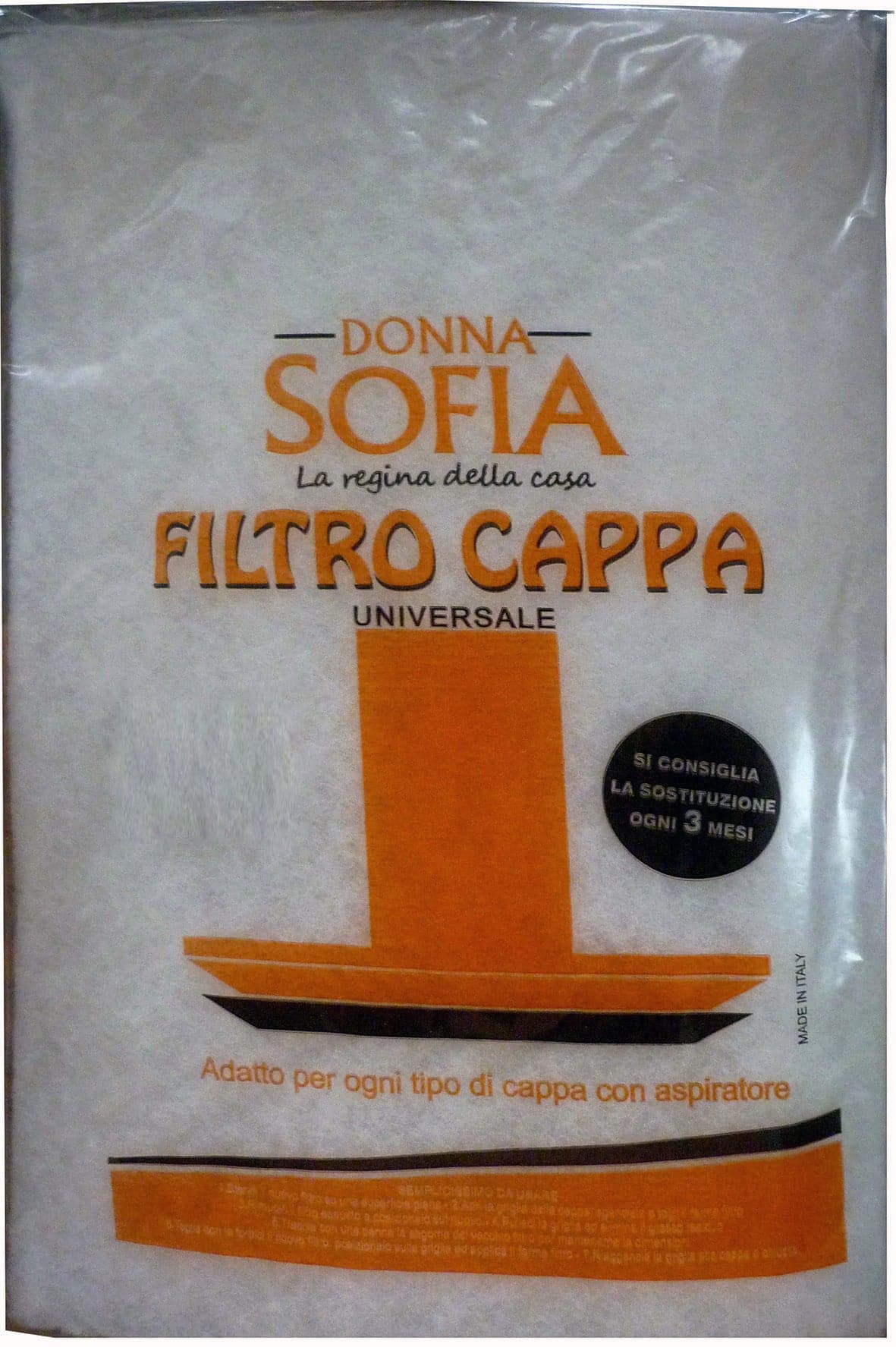 FILTRO PER CAPPA DONNA SOFIA 40X80 CM- 1,0 pz