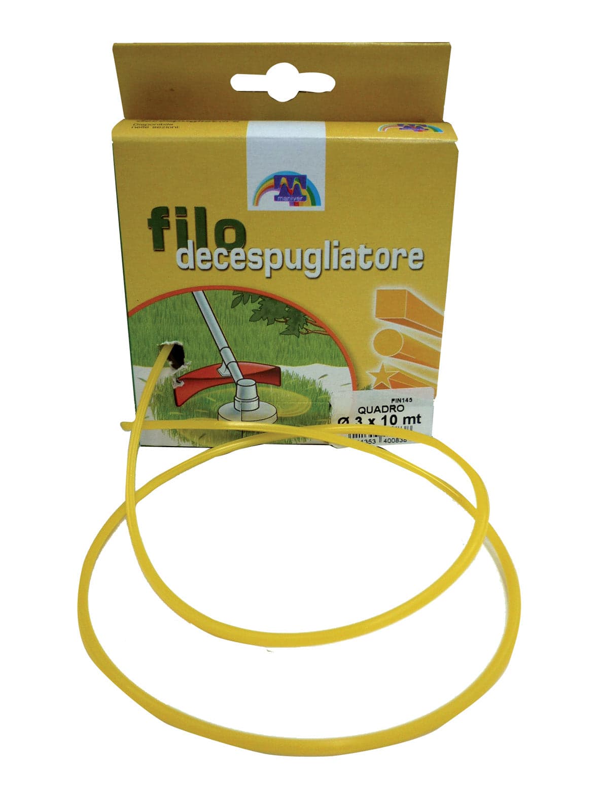 FILO NYLON PER DECESPUGLIATORE D 2,4MMX100 M- 1,0 pz
