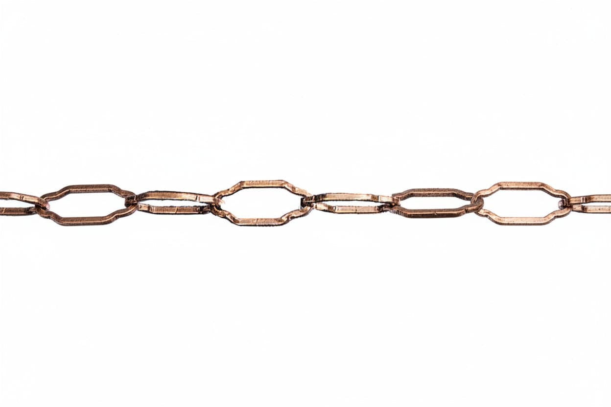 CATENA P/LAMPADARIO FILO SAGOMATO 2,5MM BR*- 15,0 metri