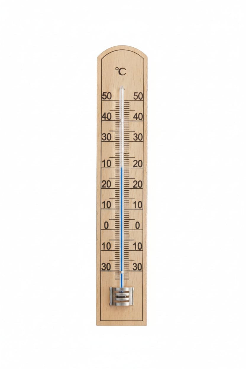 Termometro In Legno 20X3,6 Cm 101015- Moller Therm- 1,0 Pz