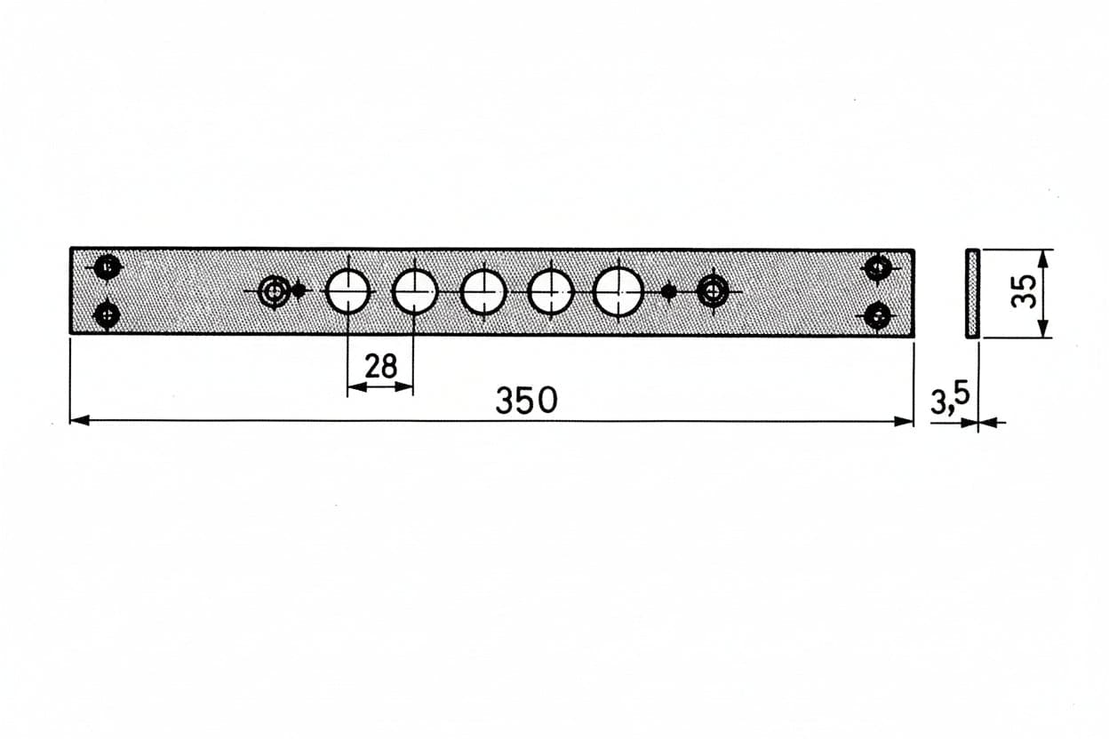 CISA 06221.00 FRONTALE SERRATURA 57515- CISA- 1,0 pz