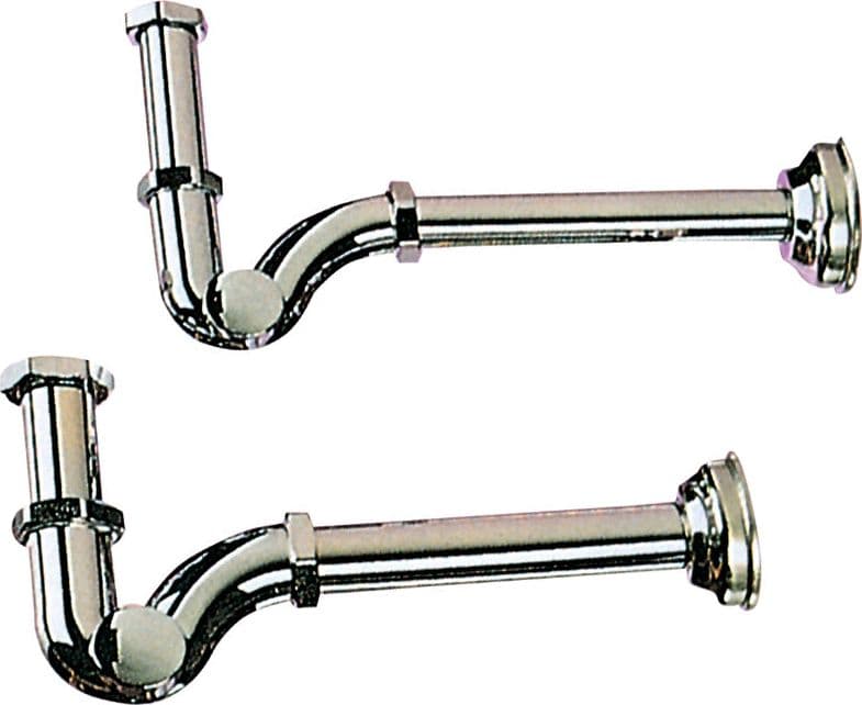Sifone a S Ottone Cromato Ø 1.1/4* Alco