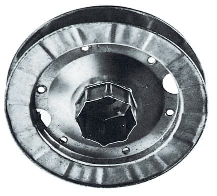 PULEGGIA C/CALOTTA ACC D 220 MM PER RULLO OTTAG- BOLIS ITALIA- 5,0 pz