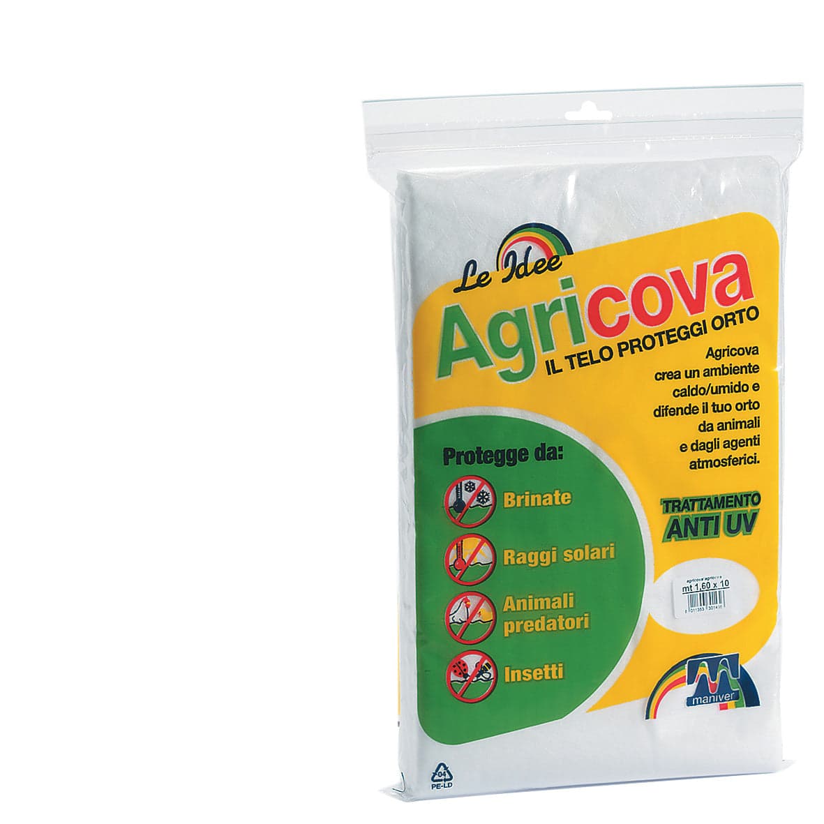TELO PROTEZIONE AGRICOVA AGR030 17 G/M2 1,60X30 M- 1,0 pz