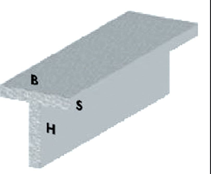 Profilo Argento H 100 cm T 20 x 20 x 1,5 mm** Arcansas 5 Pezzi
