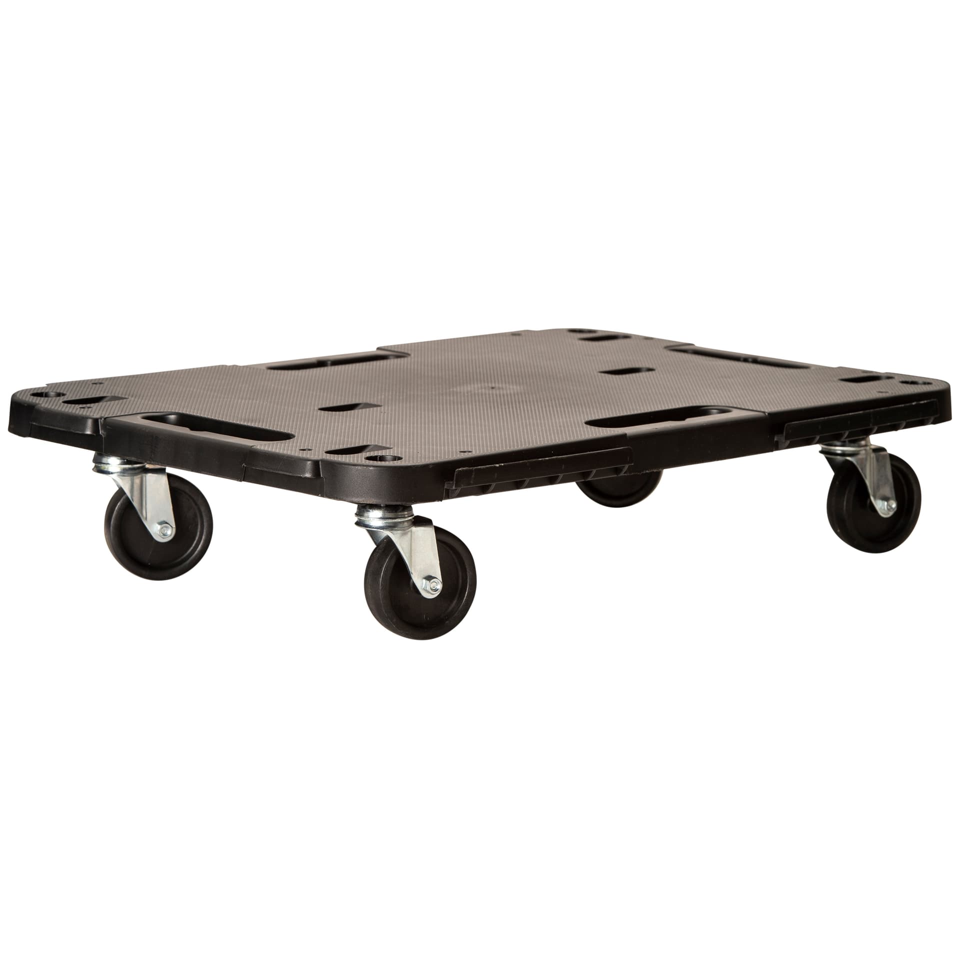 PEDANA C/RUOTE DOLLY PORTATA STATICA 543 KG NERO- 1,0 pz