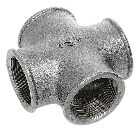 Croce Uguale Ghisa Zincata D 1 180- Amaflex- 5,0 Pz