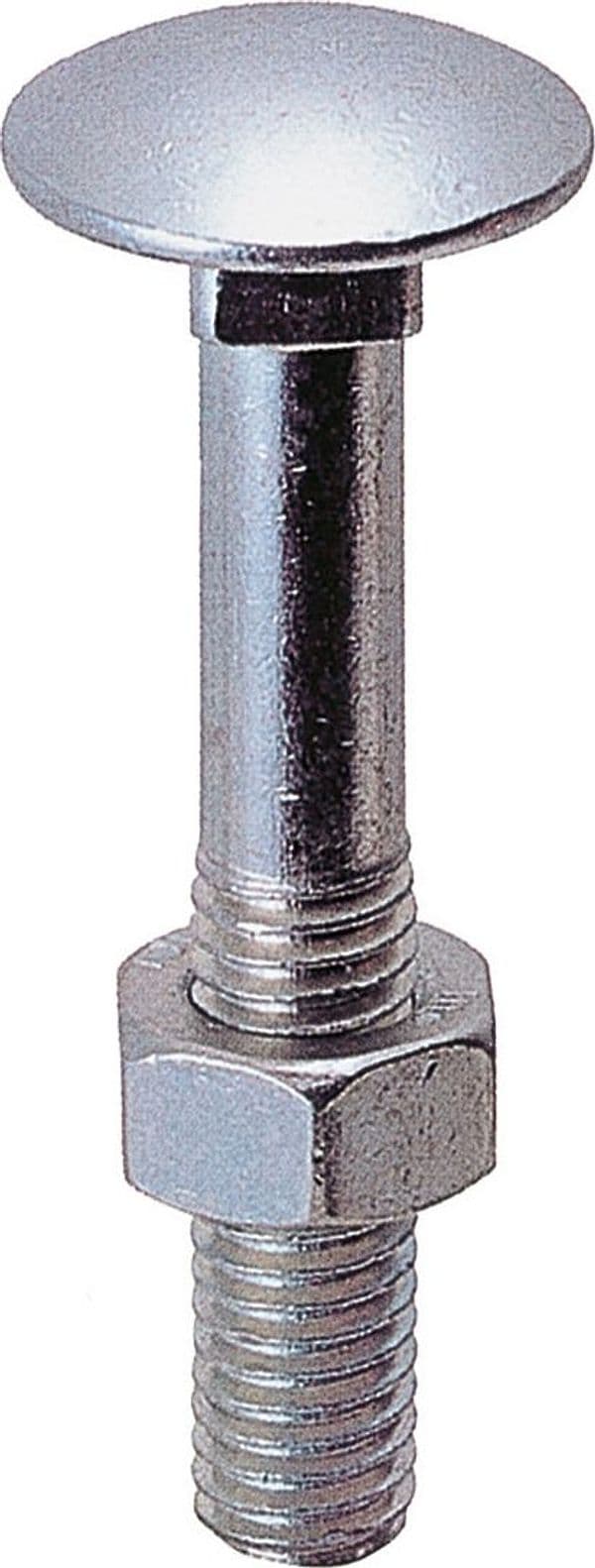 Bulloni Zinc. a Legno Ttqst UNI 5732 12 x 200 Bulloneria del Toce 25 Pezzi