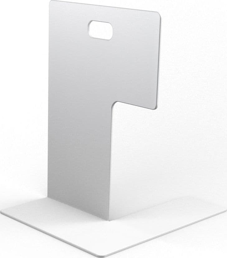 Fermalibro in Metallo Bianco Bolis Italia 20 Pezzi