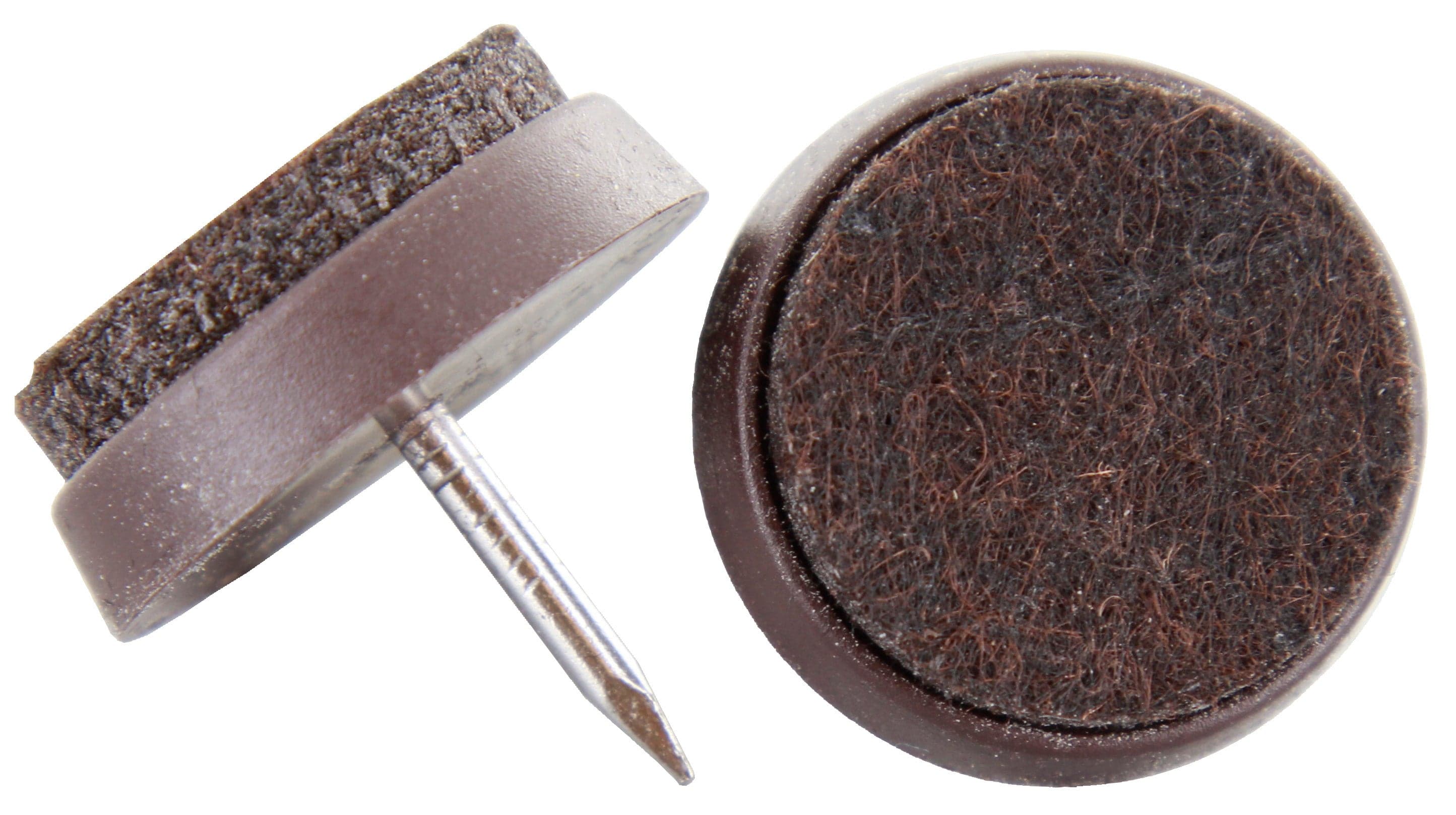 Sottosedia Feltro Con Chiodo D 26 Mm Marrone- 100,0 Pz in Feltrini per mobili BricoGo - Marano di Napoli, commercioVirtuoso.it
