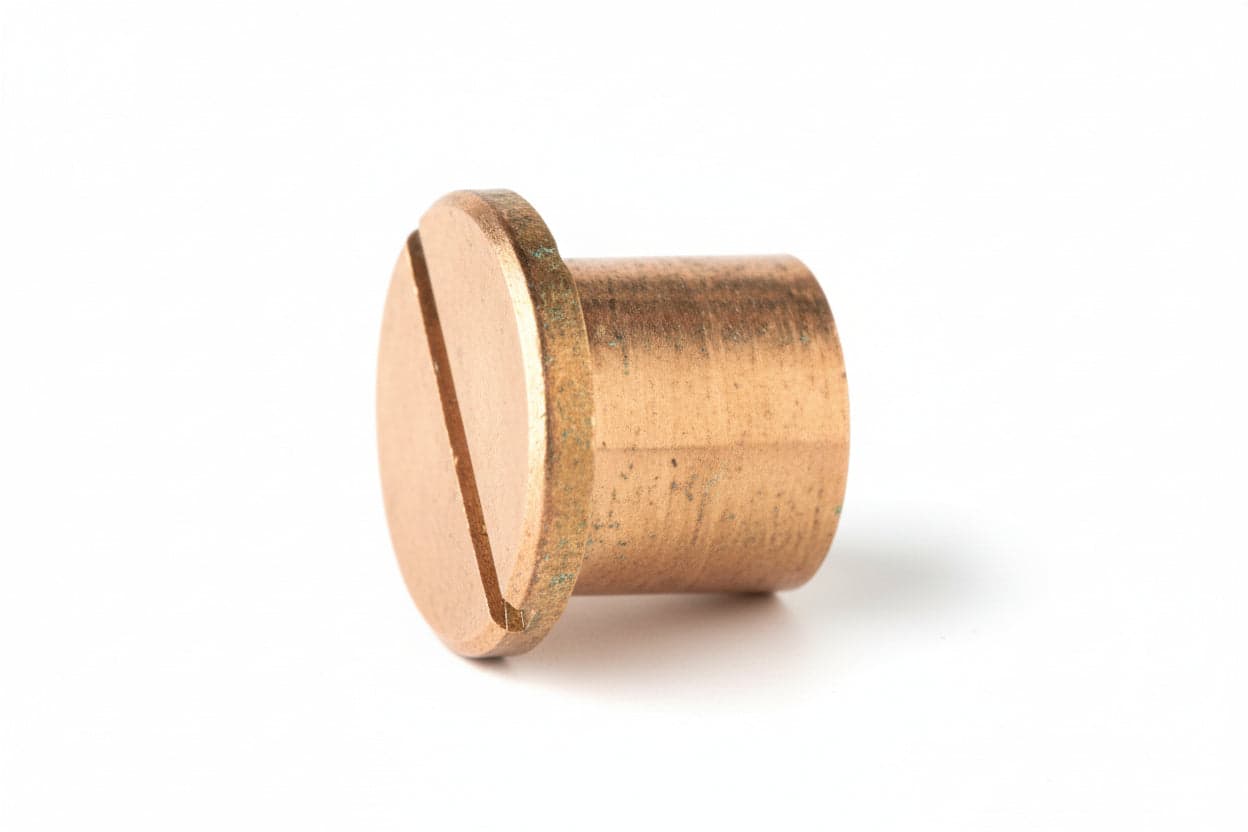 TESTINA CIECA 8MA OTTONE LUCIDO*- 50,0 pz