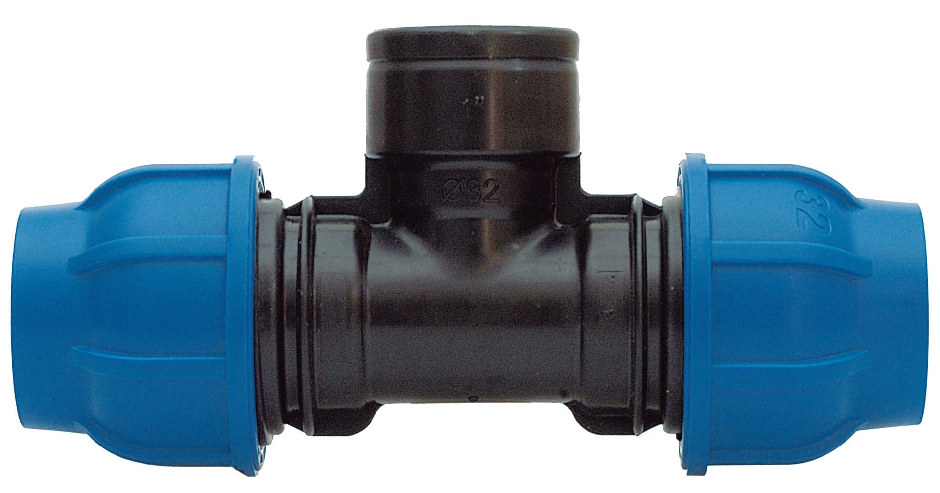 RACCORDO NYLON TEE F D 25 X 3/4 X 25 MM*- IRRITEC- 10,0 pz