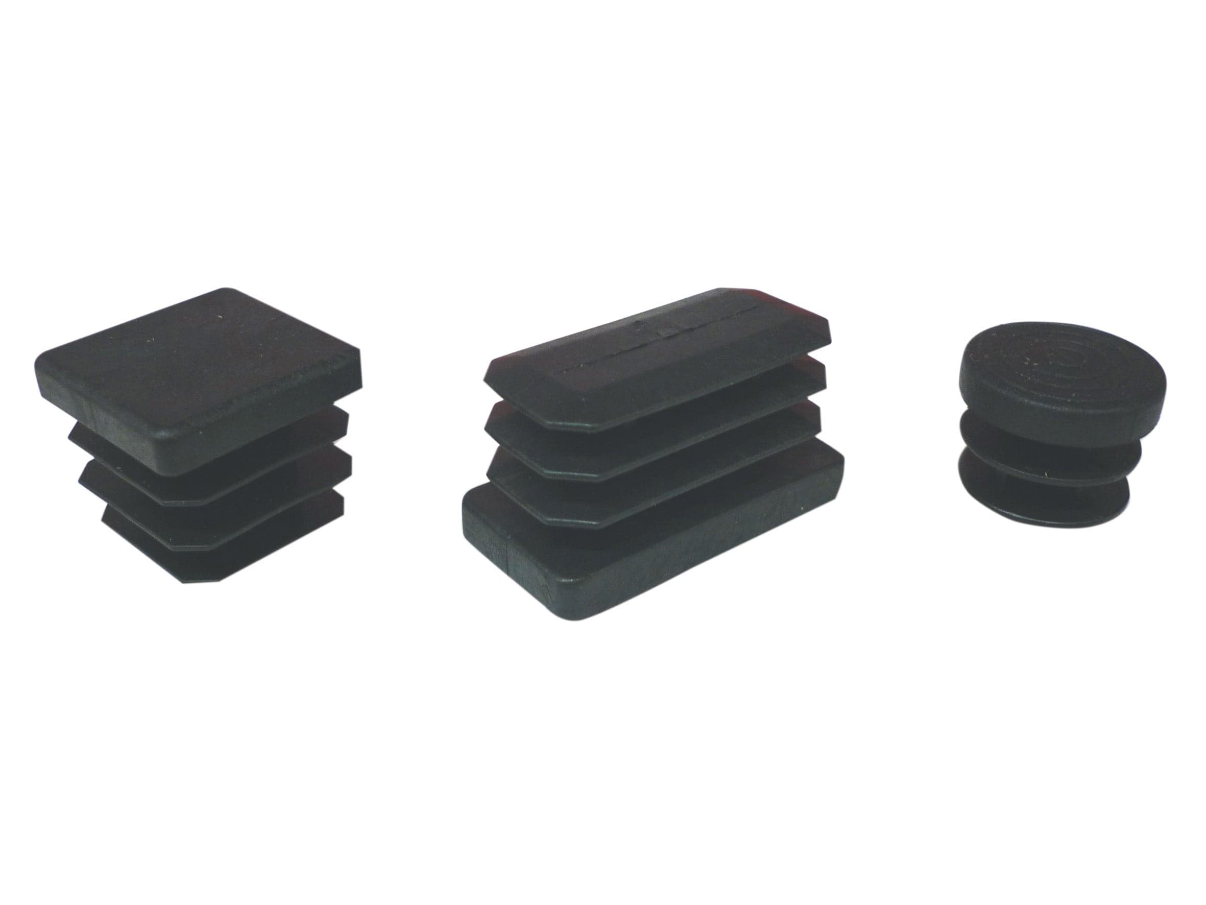 PUNTALE ALETTATO RETTANGOL 30X40 MM PLAST NERO- 100,0 pz