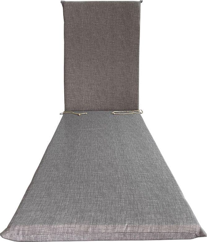 Cuscino Garden Grigio Lettino H 4,5 180 x 60 cm