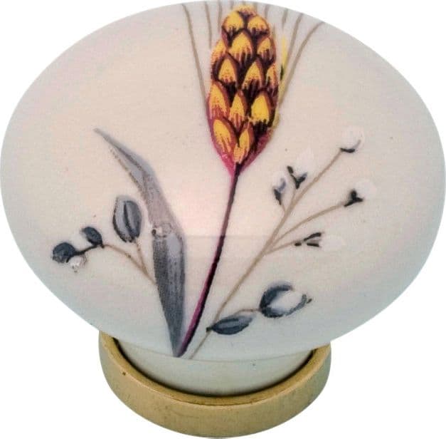 Bl Pomolo Porcellana Tondo con Base F 04 5,0 Blister 2 Pezzi