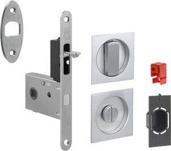 Kit Porta Scorr Nicchia Quadra Easy G500T Bianco