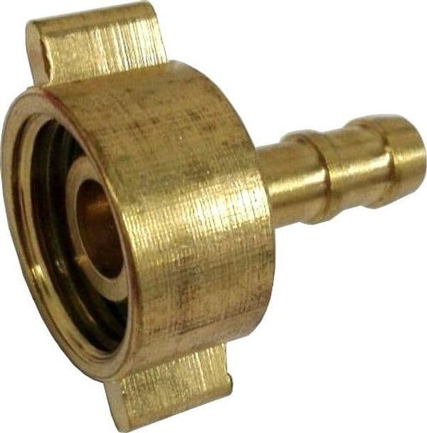 Pl Girello con Portagomma Ottone 1/2 x 10 mm* 6 Pezzi