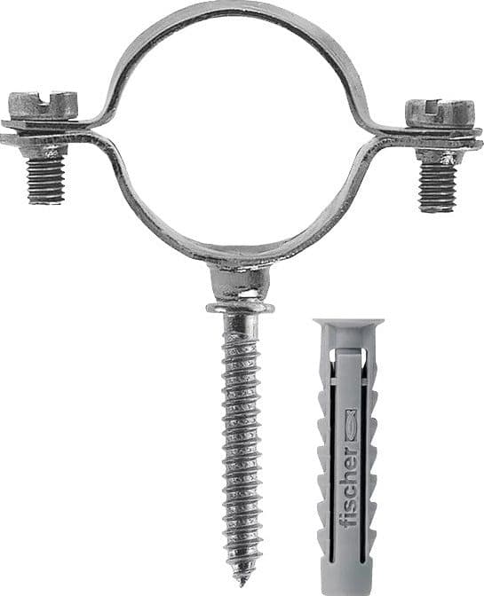 Fischer 10 Collari MM.20 Czv con Vite e Tassello