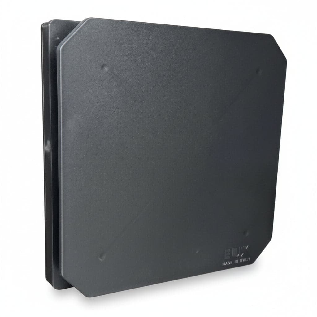 ASPIRATORE ELETTRICO LUX308  A MURO D 120 MM NERO- 1,0 pz