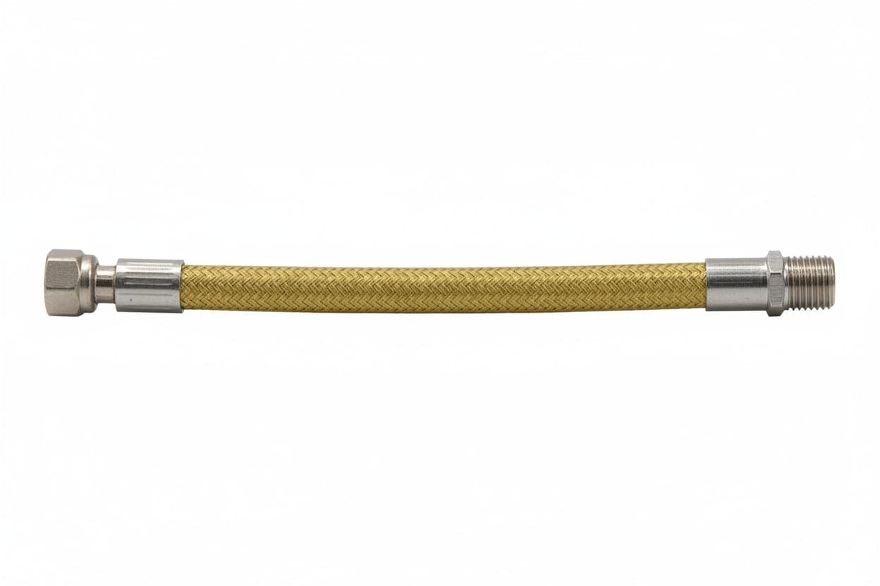 TUBO FLESSIBILE P/GAS 200 CM MF 1/2 UNI14800- 1,0 pz