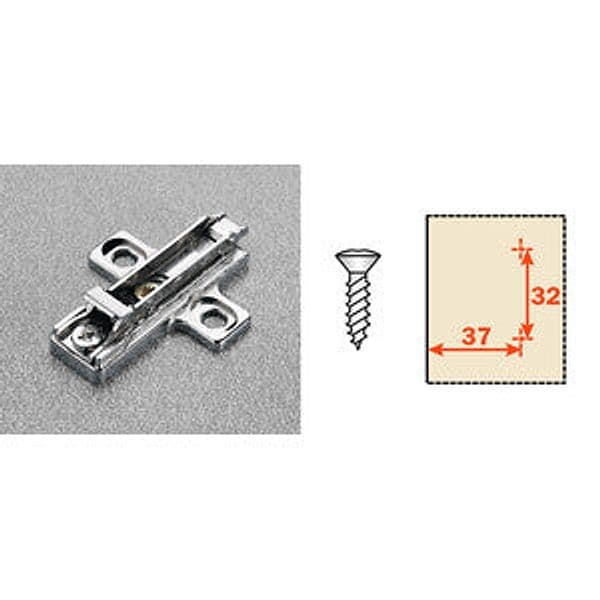 Salice Basetta Reg per Cerniere BAR3R09 H 0 50 Pezzi