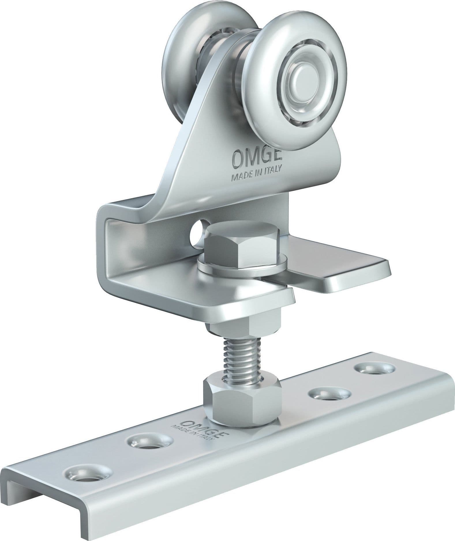 Omge 1222 Carrello a 2 Ruote Ø 24 mm Port 25 kg 15 Pezzi
