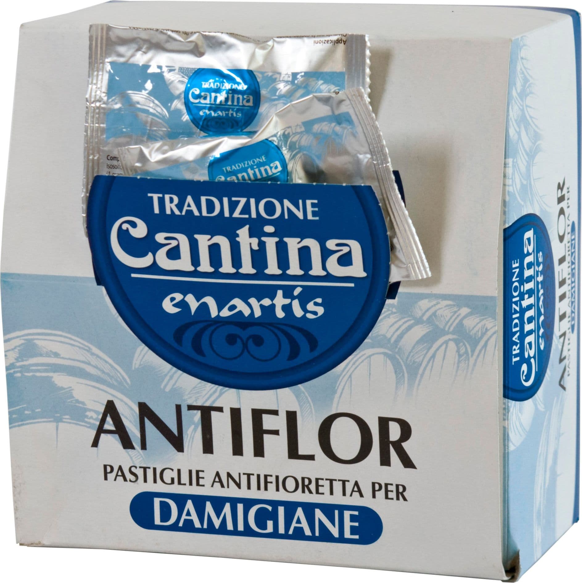 Antifioretta Vino per Damigiana Antiflor 12 Past 40 Confezione