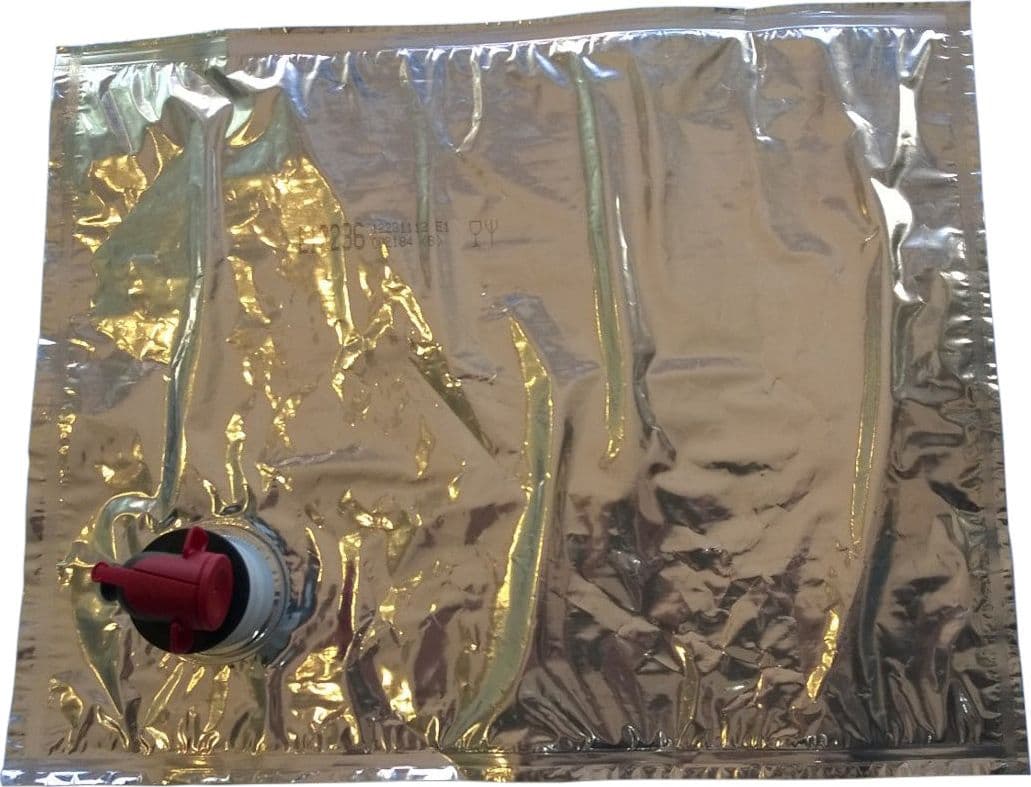 Sacca Vino Bag in Box Alluminio con Rubinetto 5 l 15 Pezzi