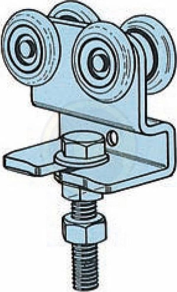 Bs Omge 1223 Carrello a 4 Ruote 1,0 Bs 2 Pezzi