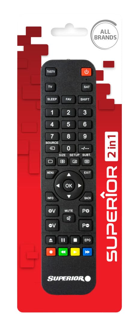 Telecomando Tv Superior Programmabile 2 In 1- 1,0 Pz in Telecomandi BricoGo - Marano di Napoli, commercioVirtuoso.it