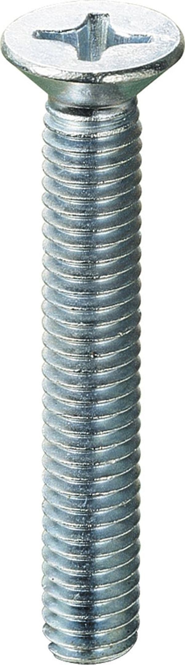 Viti a Metallo Testa Piana 4 x 25 Zinc.** Ambrovit 500 Pezzi