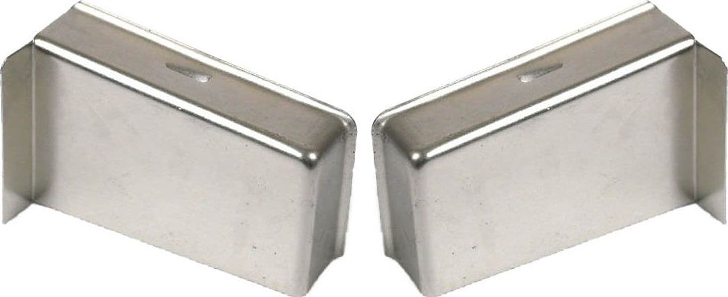 Bl Guscio Copertura Metallo DX SX Cr Sat 2 Pezzi
